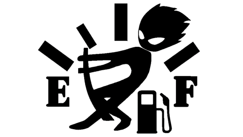 roliga dekaler stickers till bilen bensinmatare