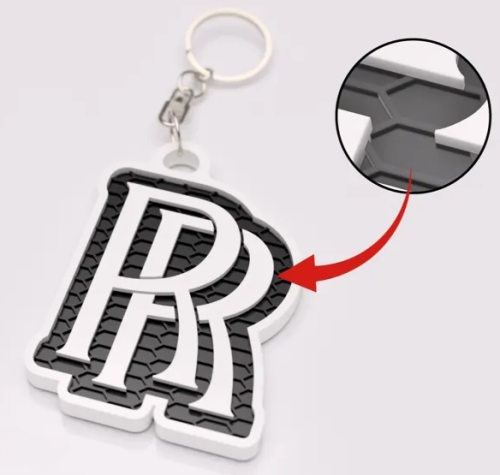 Rollc Royce nyckelring nyckelhänge 3d