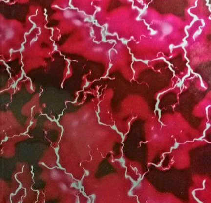 Hydro dipping rosa blixt vatten transfer folie