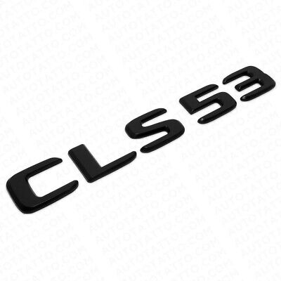 Mercedes CLS 53 emblem blank svart / silver