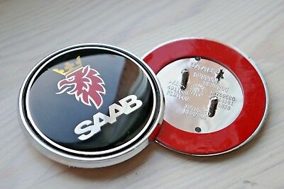 saab emblem till bilen i svart