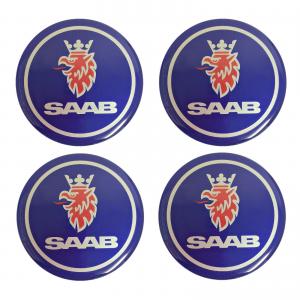 SAAB hjulnav emblem fälgemblem 56, 60, 65 mm