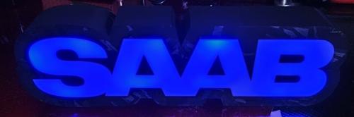 Saab lampa nattlampa perfekt till garage