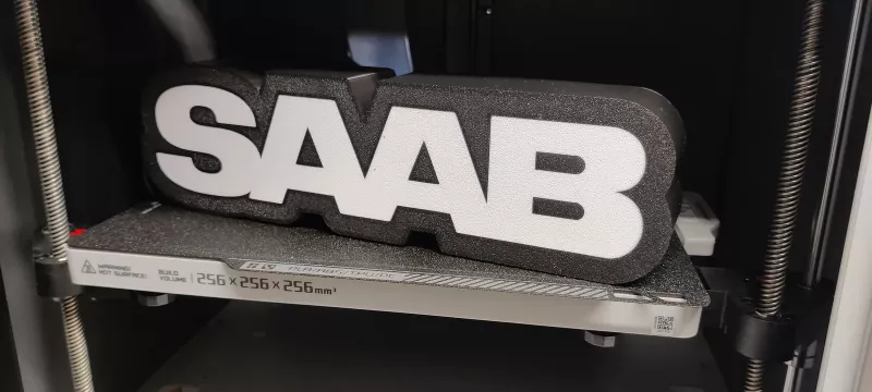 Saab lampa nattlampa perfekt till garage