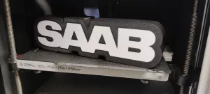 Saab lampa nattlampa perfekt till garage