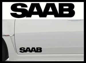 Saab dekaler stickers dekal 2st till dörren