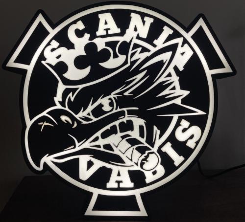 Scania Vabis LED dekoration lampa nattlampa