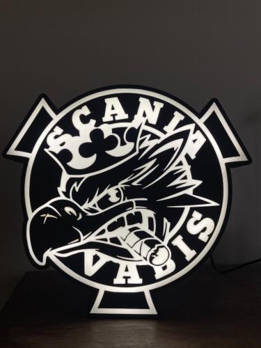 Scania Vabis LED dekoration lampa nattlampa