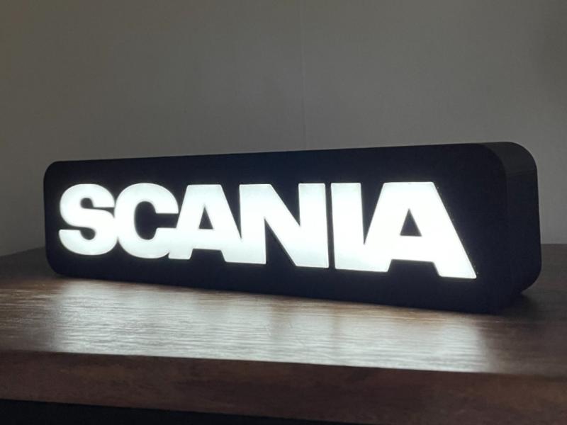 Scania LED dekoration belysning nattlampa