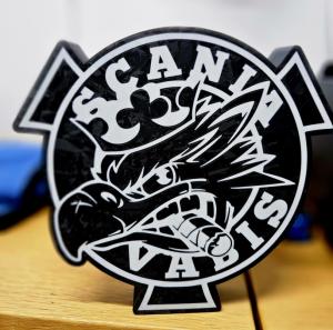 Scania Vabis LED dekoration lampa nattlampa