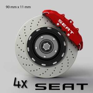 seat logo dekaler stickers till bromsarna
