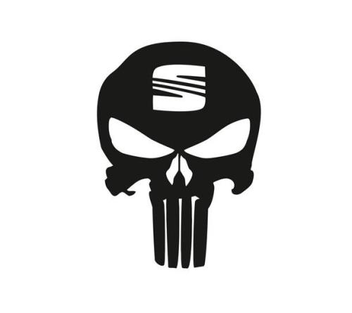 Seat punisher dekal dekaler 2st