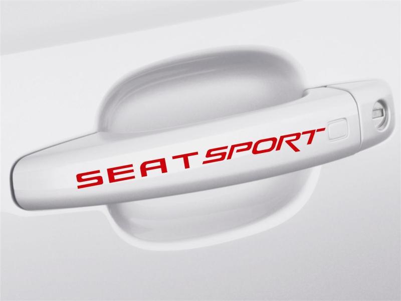 seat sport dekal till dörrhandtag
