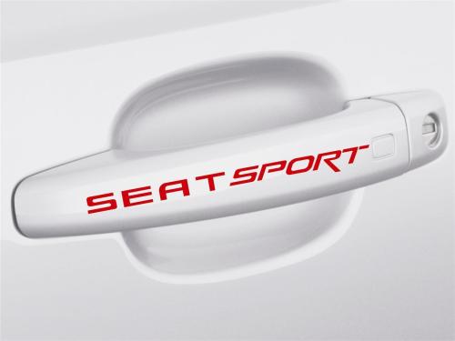 seat sport dekal till dörrhandtag