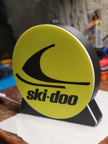 Ski-doo dekorationslampa nattlampa