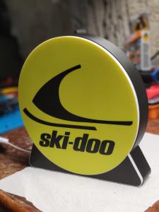 Ski-doo dekorationslampa nattlampa