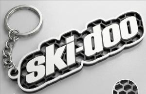 Ski-Doo nyckelring logotyp nyckelhänge 3D