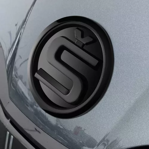 Skoda Enyaq emblem S märken svarta logo