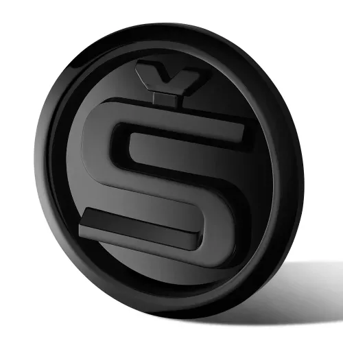 Skoda Enyaq emblem S märken svarta logo