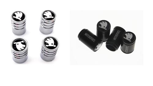 skoda ventilhattar ventillock till bilen 4 pack