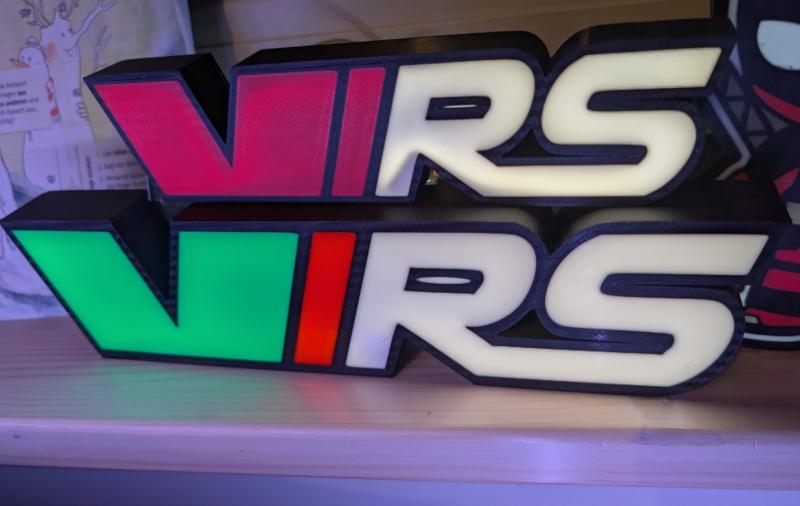 Skoda VRS nattlampa LED dekoration