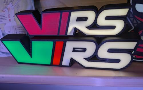 Skoda VRS nattlampa LED dekoration