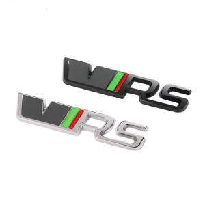 skoda vrs emblem i svart och silver