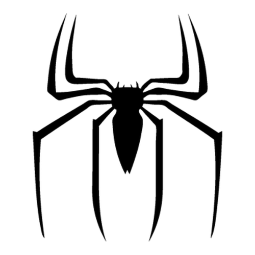 Spindel symbol dekal stickers 2st dekaler