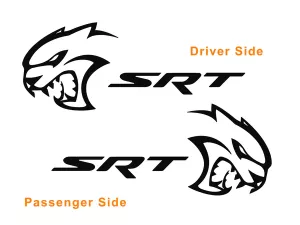 SRT Charger dekaler 2st klistermärke