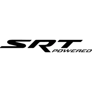 Dodge SRT Powered dekal 2st dekaler sticker