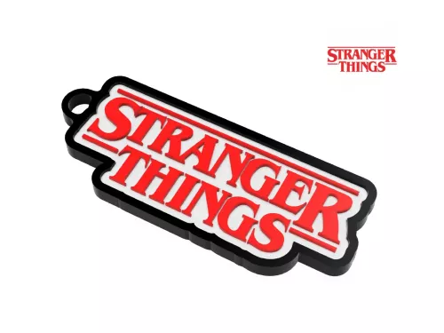 Stranger Things nyckelring 3d design