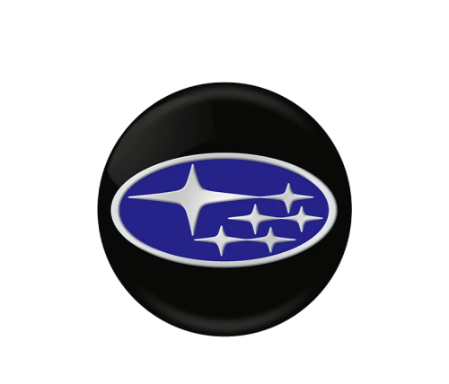 Subaru hjulnav emblem svart fälgemblem