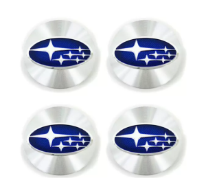 Subaru hjulnav emblem silver 56 60 65 mm