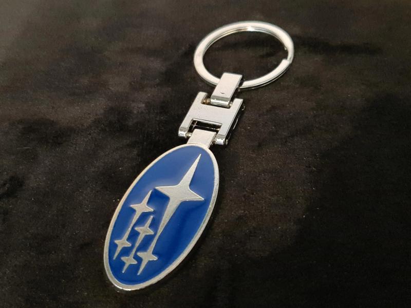 Subaru logo nyckelring nyckelhänge