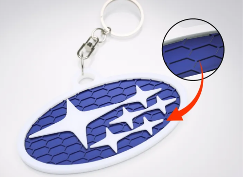 Subaru logo nyckelring nyckelhänge 3d