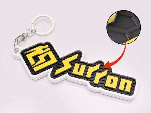 Surron logo nyckelring nyckelhänge