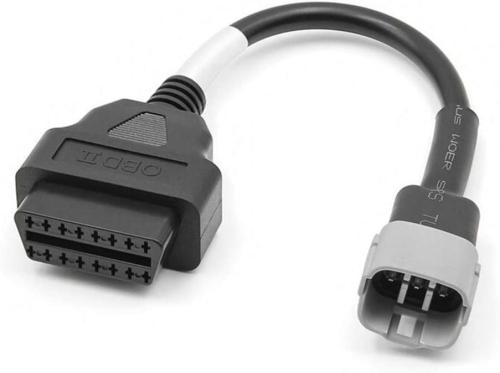 suzuki 6 pin till obd2 adapter kabel
