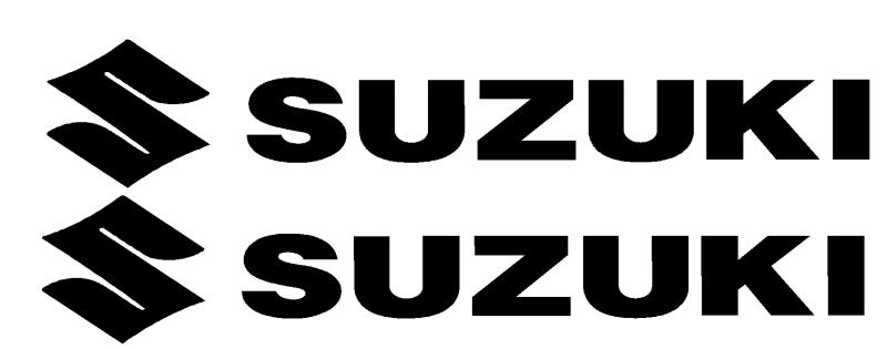 suzuki dekaler sticker till bilen eller mc