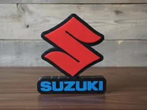 Suzuki logo nattlampa perfekt till garage