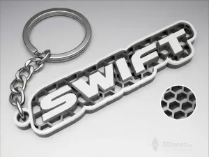 Suzuki Swift nyckelring nyckelhänge 3d