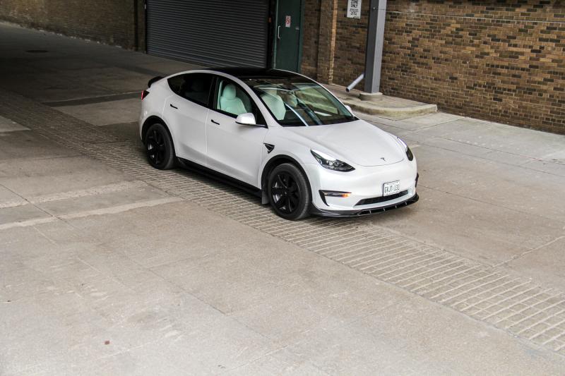 tesla bodykit aerokit front läpp