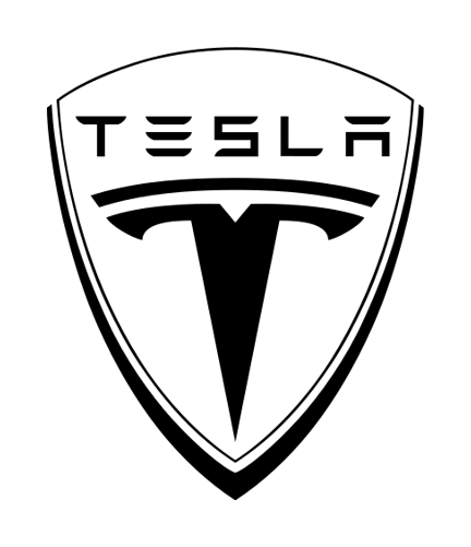 Tesla logo dekal dekaler stickers till bilen