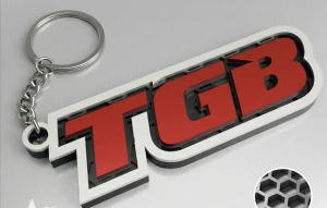 TGB nyckelring nyckelhänge 3d design