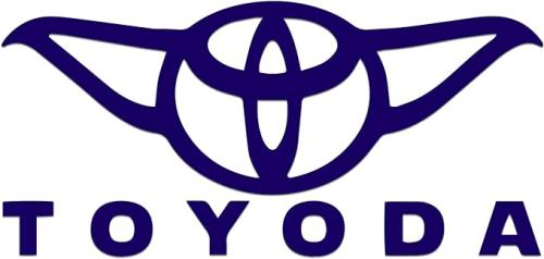 Rolig Toyoda dekal dekaler stickers toyota