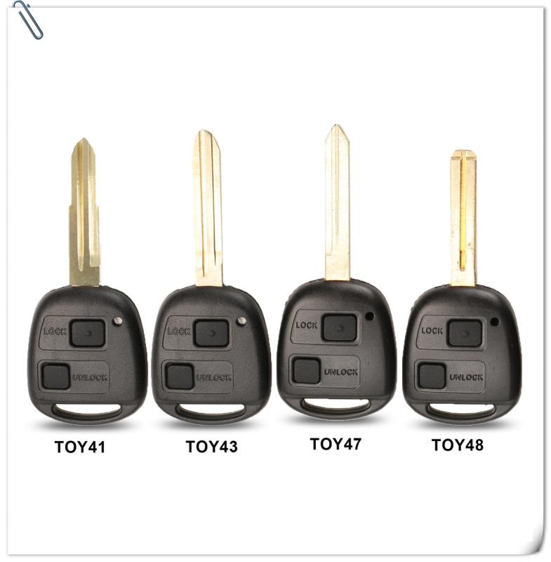 toyota bilnyckel nyckelskal 4 modeller