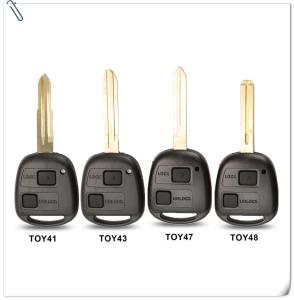 Toyota bilnyckel nyckelskal med 2 knappar