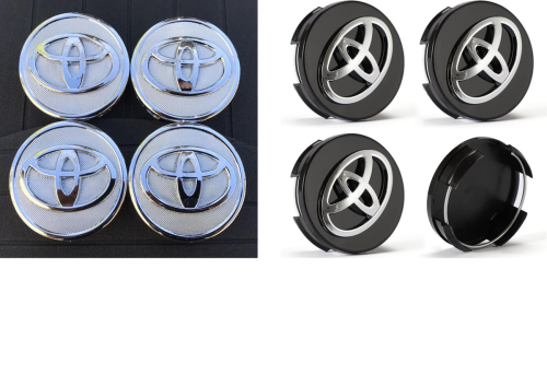 Toyota centrumkåpor oem navkåpor 57, 62 mm