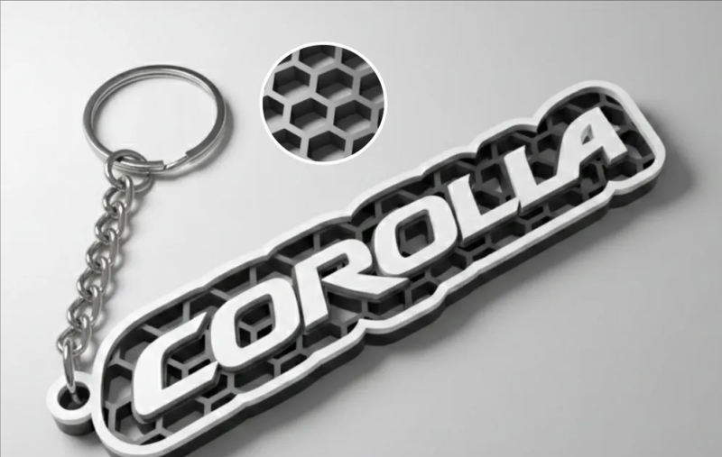 Toyota Corolla nyckelring nyckelhänge