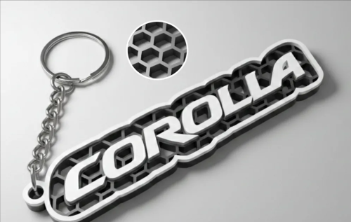 Toyota Corolla nyckelring nyckelhänge