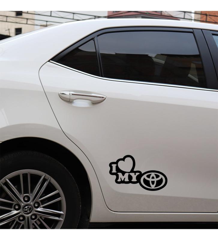 Toyota dekaler stickers